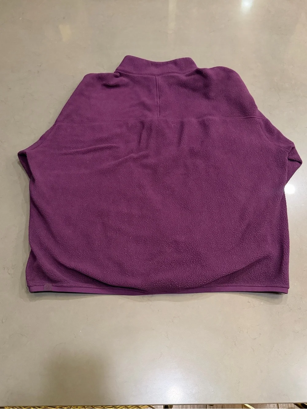 Lululemon Oversized-Fit Fleece Half Zip Sweater - Dramatic Magenta
